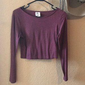 H&M long sleeve crop